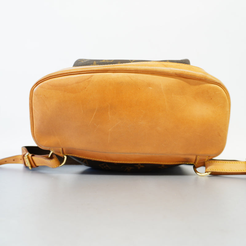 Auth Louis Vuitton Monogram Montsouris GM M51135 Womens Backpack