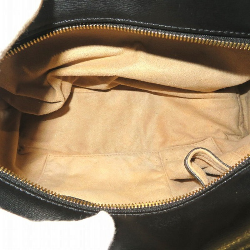 Emporio Armani Black Leather Bag Handbag Ladies