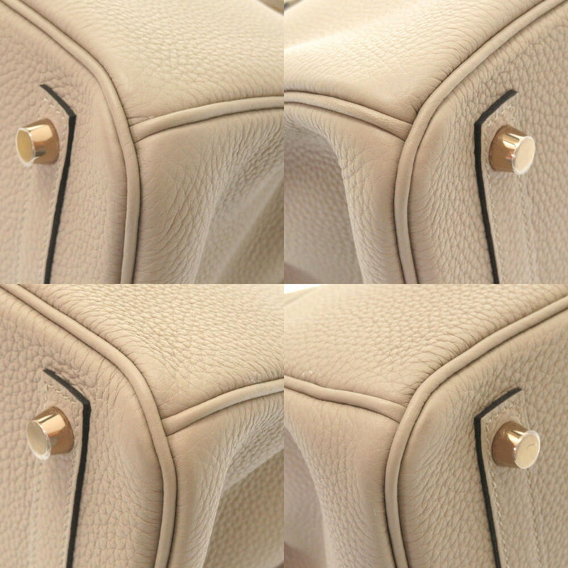 Hermes Birkin 30 Togo Turtier Gray Gritul Rose C Engraved (2)