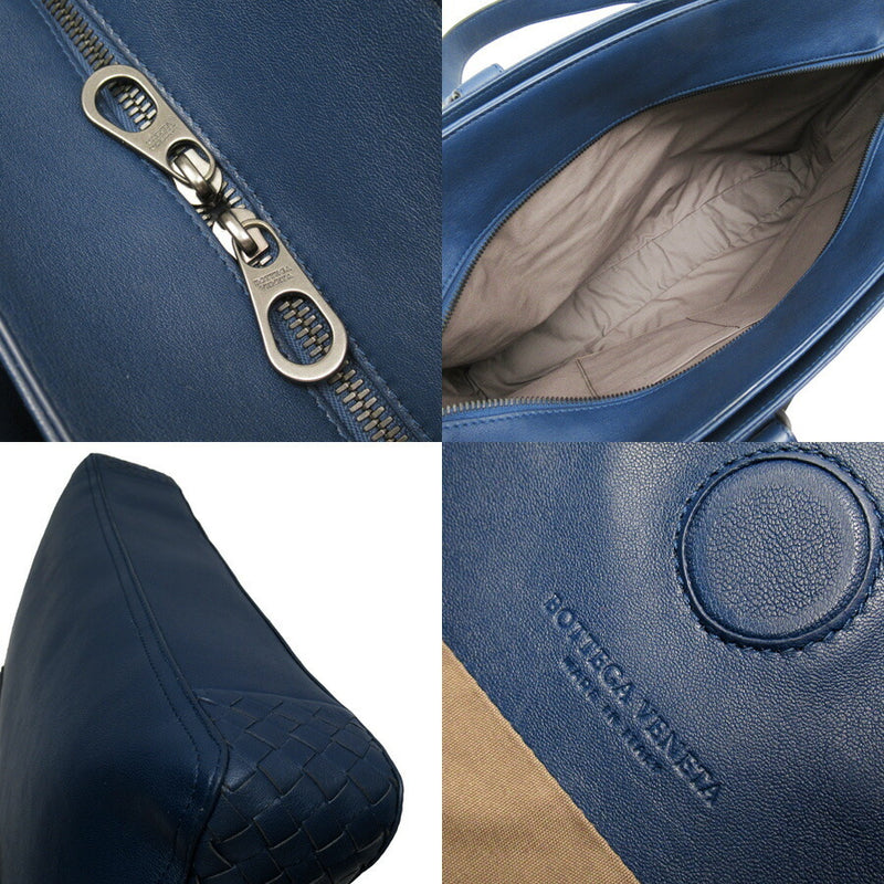 BOTTEGA VENETA handbag shoulder bag 2Way intrecciato navy leather