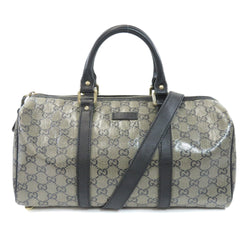 Gucci 203696 GG Crystal Handbag Coated Canvas Ladies GUCCI