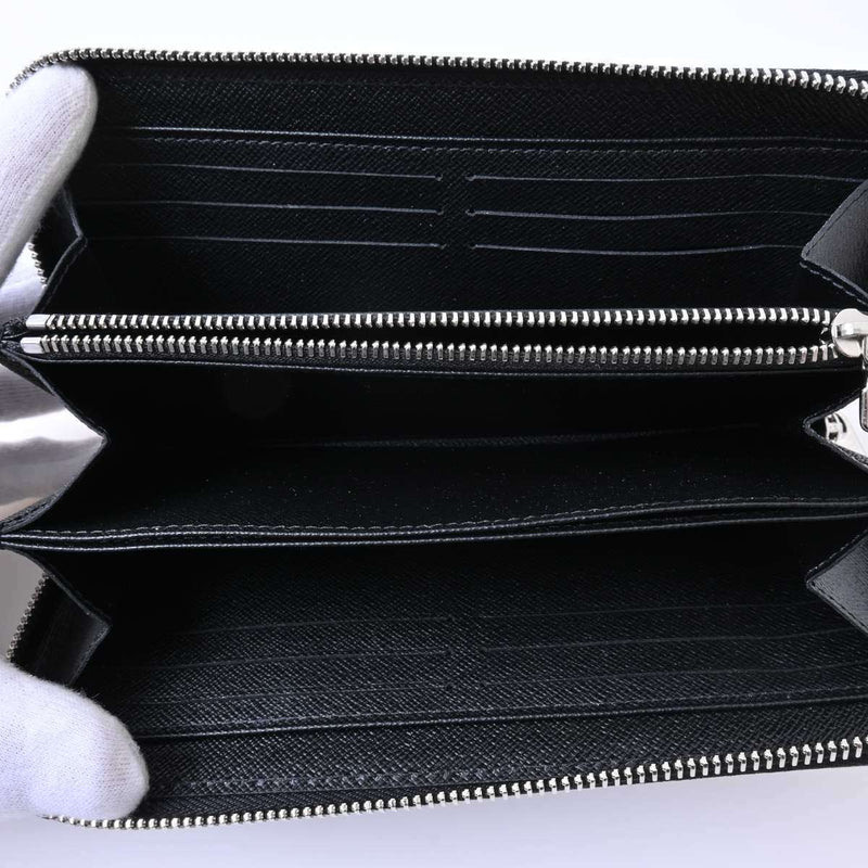 Louis Vuitton Epi Womens Epi Leather Long Wallet (bi-fold) Black