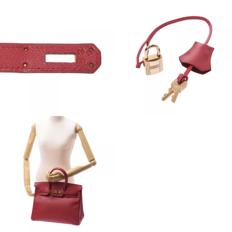 Hermes Birkin 35 Rouge Vif Unisex Kushbel handbag