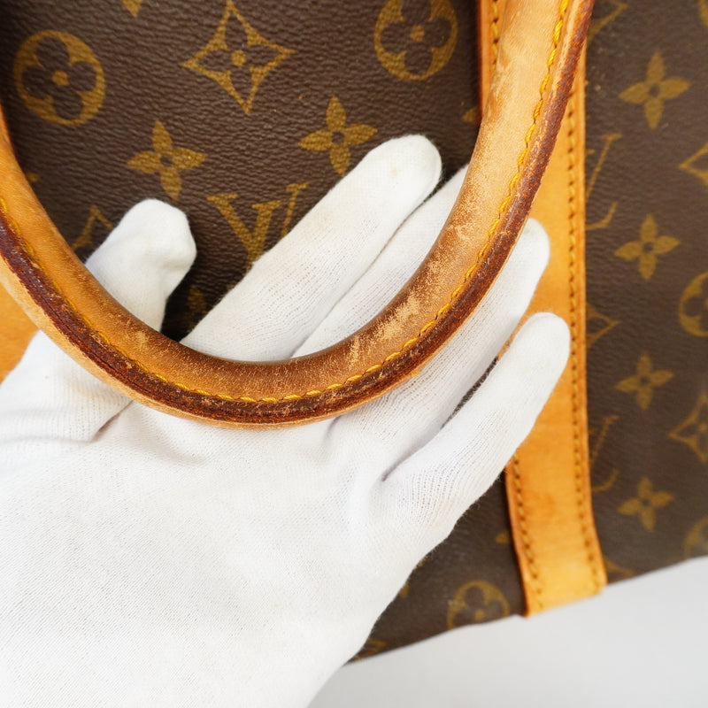 Auth Louis Vuitton Monogram Keepol Band Lier 55 M41414 MenWomenUnisex Boston BagHandbagShoulder Bag