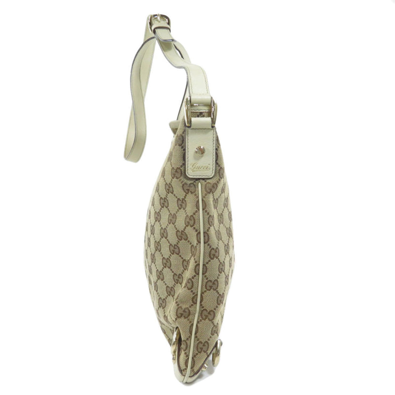 Gucci 204991 GG Shoulder Bag Canvas Ladies