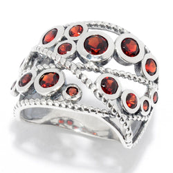 Brand New Red Garnet Ring