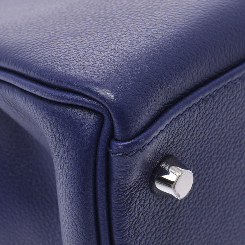 HERMES Hermes Kelly 32 Verso 2WAY Bag Blue Ankle / Jelly D Engraved (Around 2019) Womens Evercolor Handbag