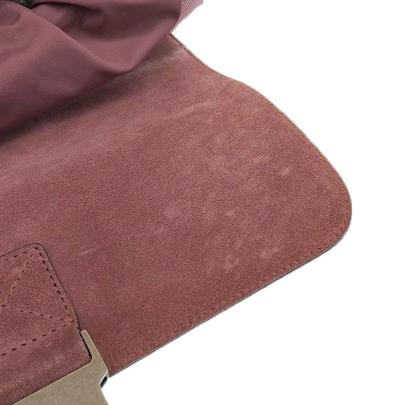 Gucci PVCCanvas Backpack BrownPink