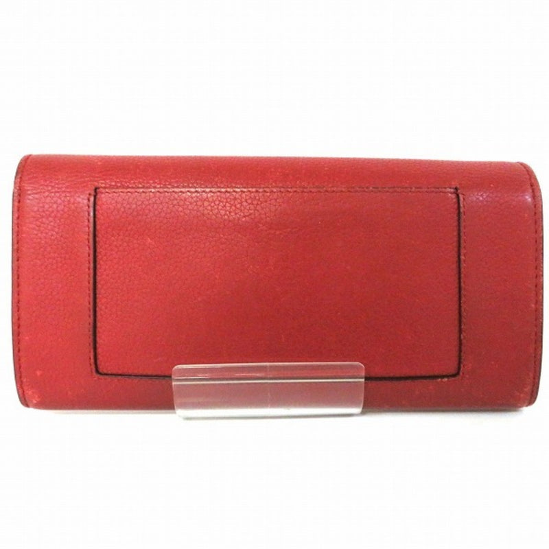 Celine CELINE Large Flap Wallet Long Womens