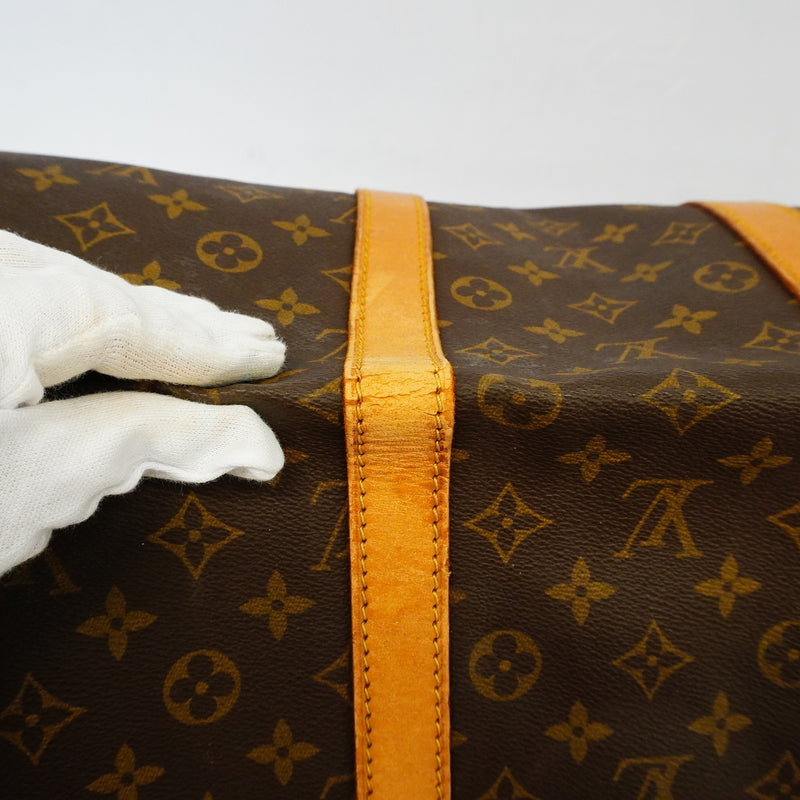 Auth Louis Vuitton Monogram Keepol Band Lier 55 M41414 MenWomenUnisex Boston BagHandbagShoulder Bag