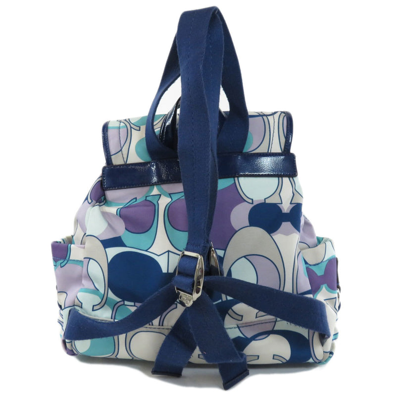 Coach F19279 Daisy Scarf Print Backpack Daypack Nylon Ladies COACH