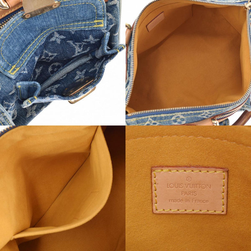LOUIS VUITTON Monogram Neo Speedy Blue M95019 Unisex Handbag