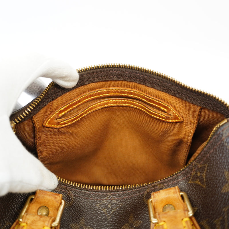 Auth Louis Vuitton Monogram Speedy 25 M41528 Womens Handbag