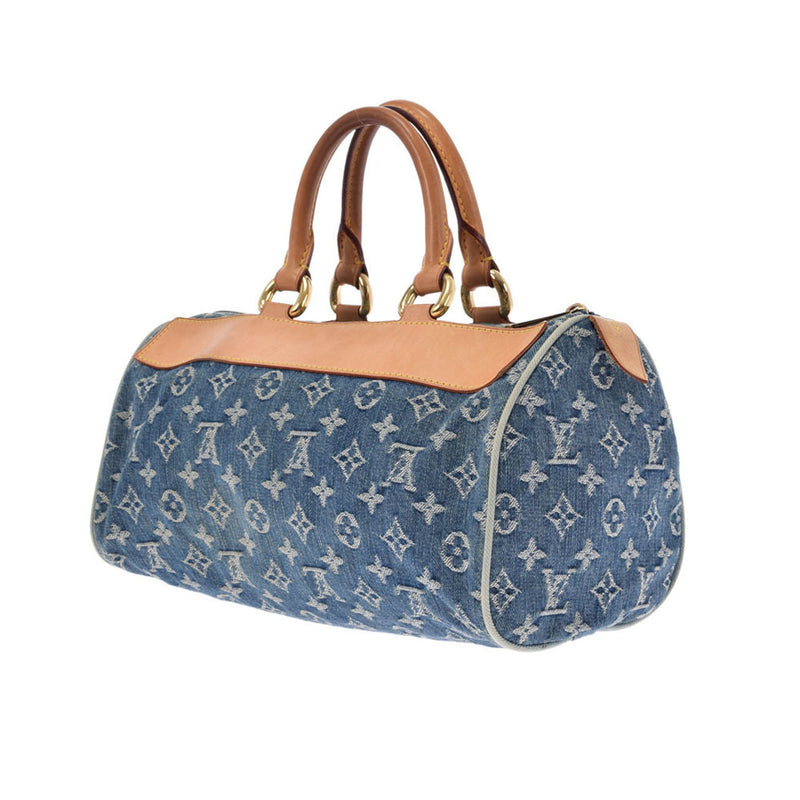 LOUIS VUITTON Monogram Neo Speedy Blue M95019 Unisex Handbag