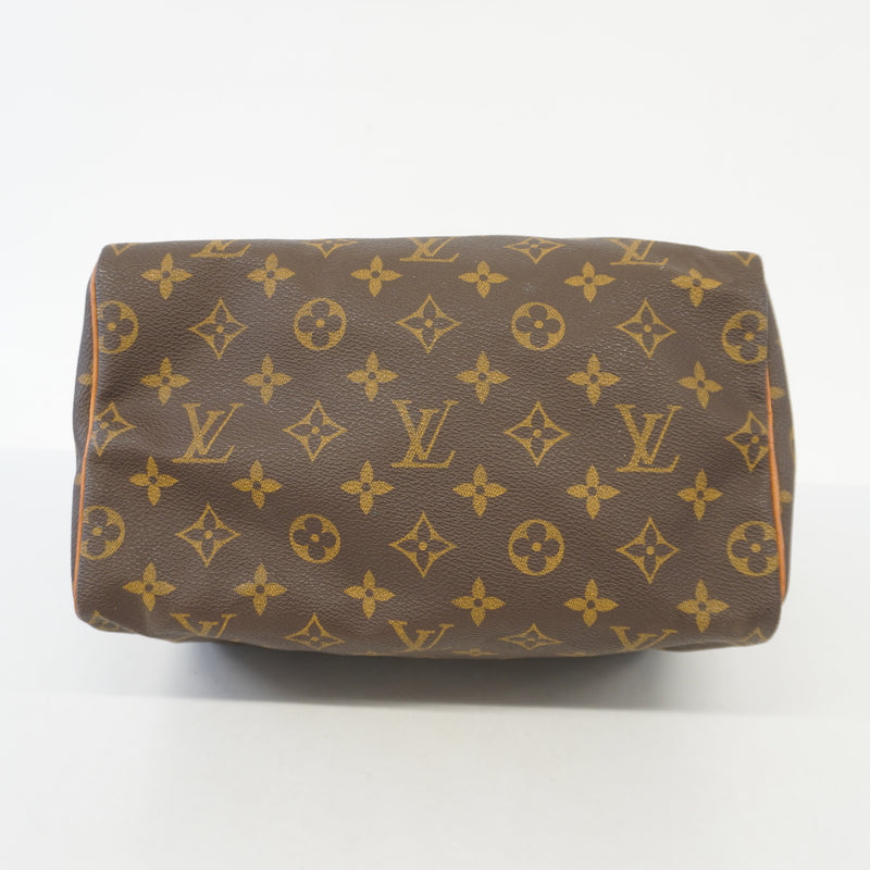 Auth Louis Vuitton Monogram Speedy 25 M41528 Womens Handbag