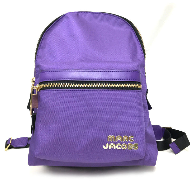 Marc Jacobs MARC JACOBS rucksack bag nylon purple gold metal fittings M0014031 mens womens
