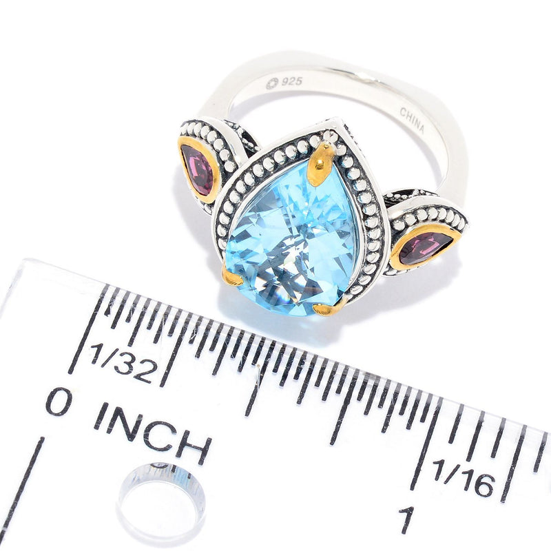 Brand New Sky Blue Topaz Ring