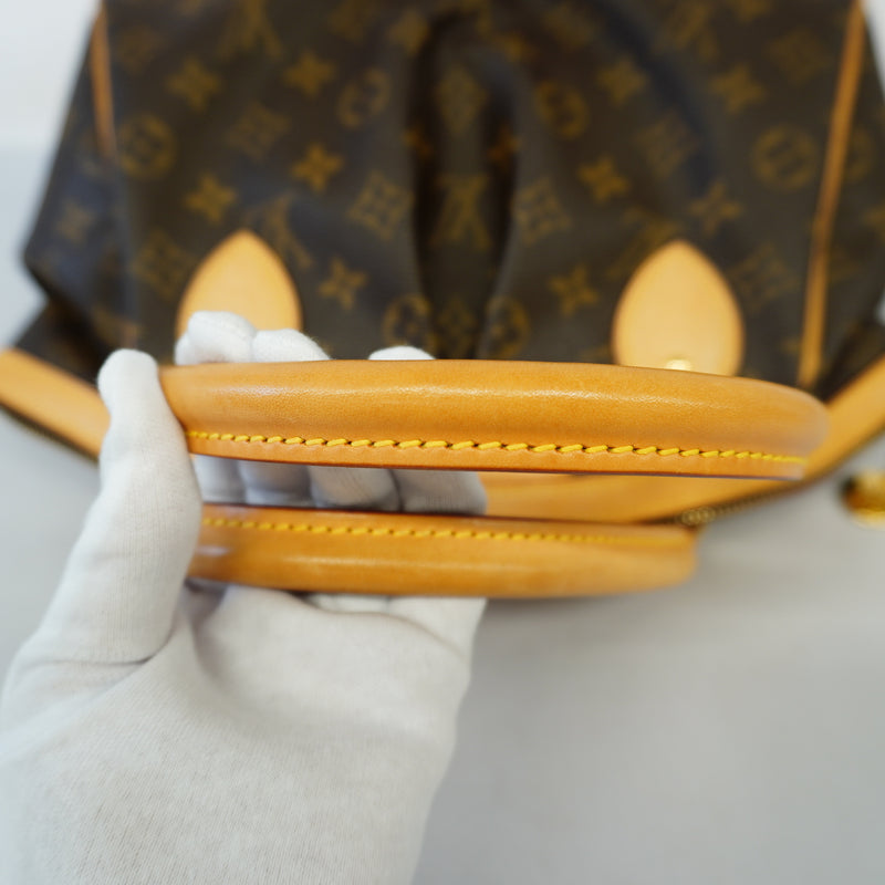 Auth Louis Vuitton Monogram Tivoli PM M40143 Womens Handbag