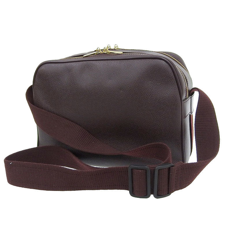 Louis Vuitton Taiga Reporter PM Shoulder Bag Akaju M30156