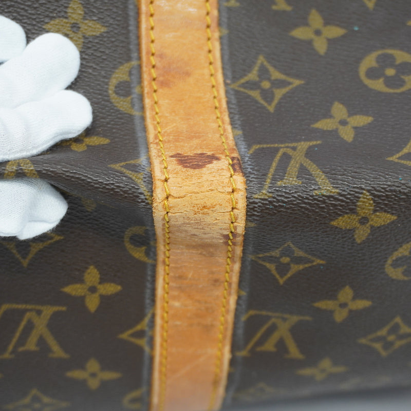 Auth Louis Vuitton Boston Bag Monogram Keepol 50 M41426 Unisex