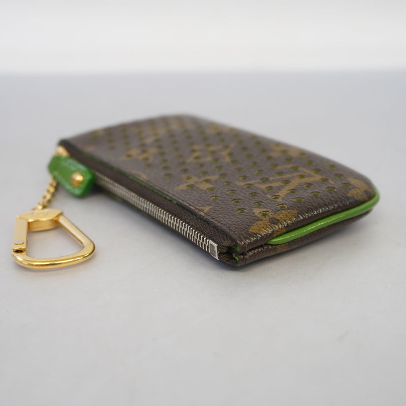 Auth Louis Vuitton Coin Case Monogram Perfo Pochette Cle M95186 Veil