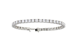 Lab Grown Diamond Tennis Bracelet 14KT White Gold