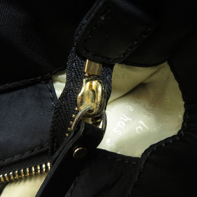 Kate spade motif handbag nylon / leather ladies kate