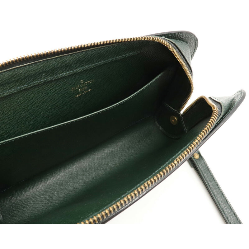 LOUIS VUITTON Louis Vuitton Taiga Baikal Second Bag Clutch Handbag Leather Episea Dark Green M30184