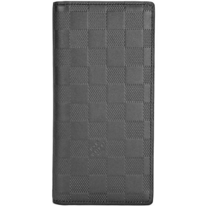 Louis Vuitton LOUIS VUITTON Purse Portofeuil Braza Damier Amphini Black N63010