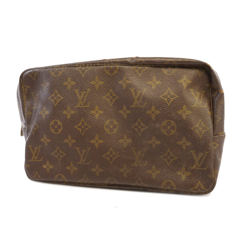 Auth Louis Vuitton Monogram Trousse Toilette 28 M47522 Womens Pouch
