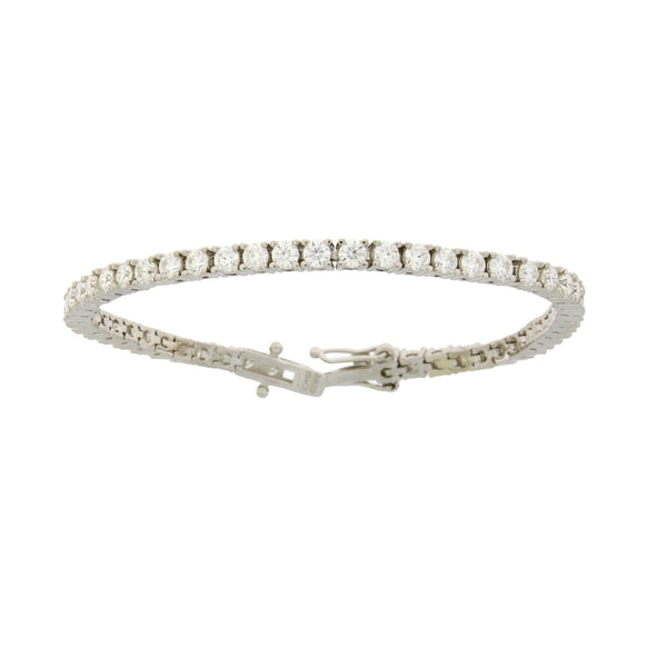 4.75ct Moissanite Tennis Bracelet Sterling Silver