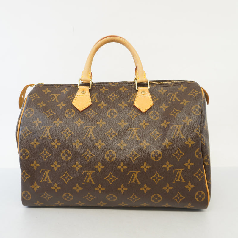 Auth Louis Vuitton Handbag Monogram Speedy 35 M41107
