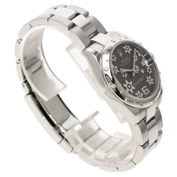 Rolex 178344 Datejust Diamond Bezel Watch Stainless Steel / SS K18WG Boys ROLEX