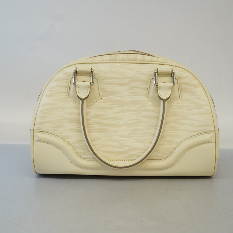 Auth Louis Vuitton Handbag Epi Bowling Montaigne PM M5932J Evoire
