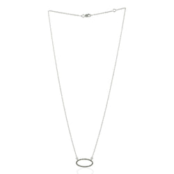 0.22ct Diamond Necklace 925 Sterling Silver Jewelry