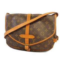 Auth Louis Vuitton Monogram Saumur 30 M42256 Womens Shoulder Bag
