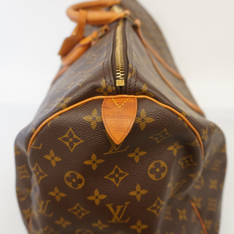 Auth Louis Vuitton Boston Bag Monogram Keepol 60 M41422 Unisex