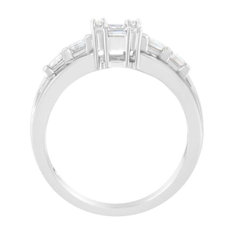 10K White Gold 1/4ct TDW Diamond Promise Ring (H-ISI2-I1)
