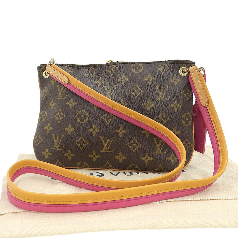 Louis Vuitton M44053 Womens Shoulder Bag GalleHot PinkMonogram
