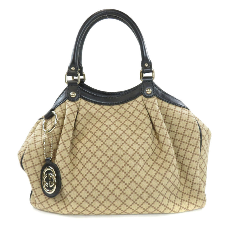 Gucci 211944 Sookie Diamante Tote Bag Canvas / Leather Womens GUCCI