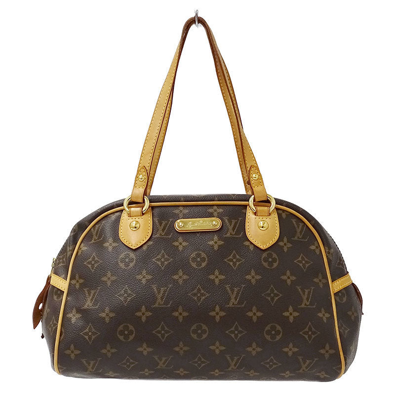 Louis Vuitton LOUIS VUITTON Bag Monogram Womens Shoulder Tote Montorgueil PM M95565 Brown