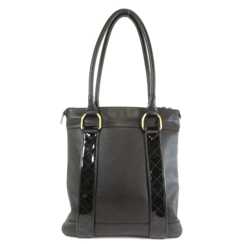Burberry logo metal fittings tote bag leather unisex