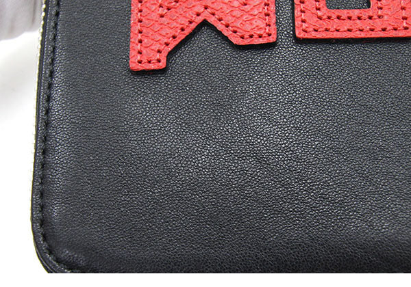 Longchamp Clutch Bag Le Preage Cuir LGP L4848 755 Black Leather Second Womens Mens