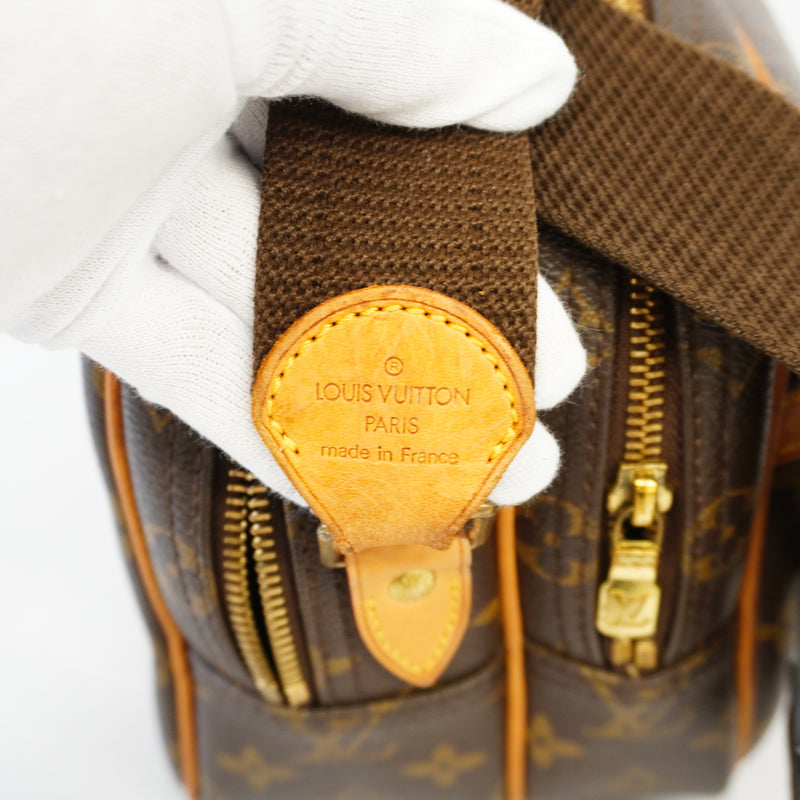 Auth Louis Vuitton Shoulder Bag Monogram Reporter PM M45254