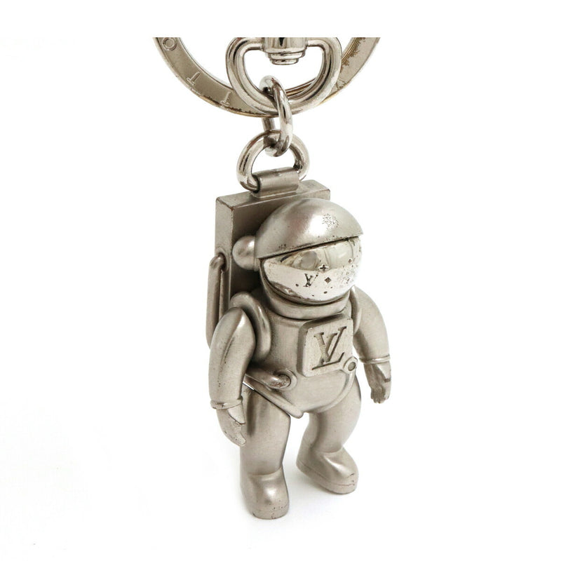 LOUIS VUITTON Astronaut Spaceman Keychain Keyring Bag Charm Metal Silver Color MP2213