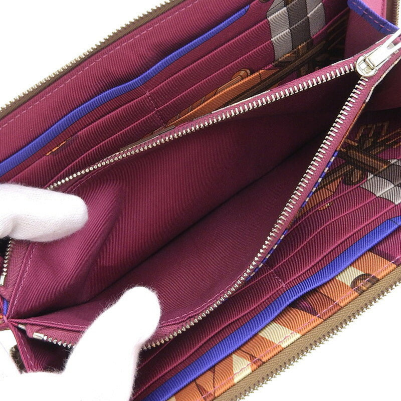 Hermes HERMES Wallet Ladies Azap Long Silk in Vaux Epson Etup □ O Engraved