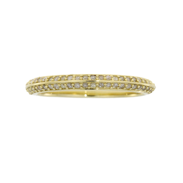 .14ct Diamond Wedding Band Ring 14KT Yellow Gold