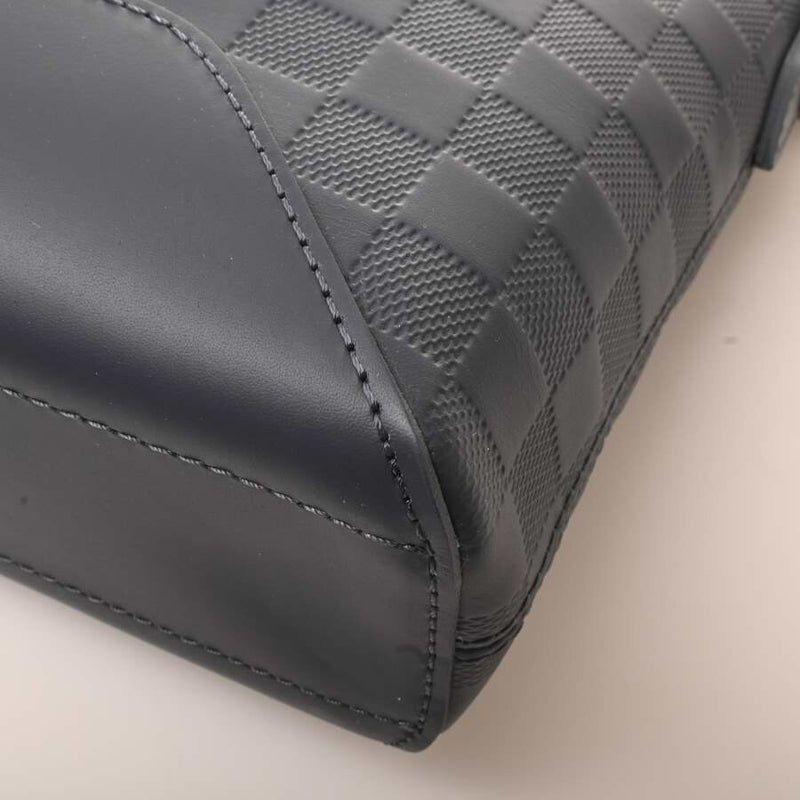 Louis Vuitton Infini Porte Documanjour PDJ NM 2WAY Business Bag Briefcase Navy Leather