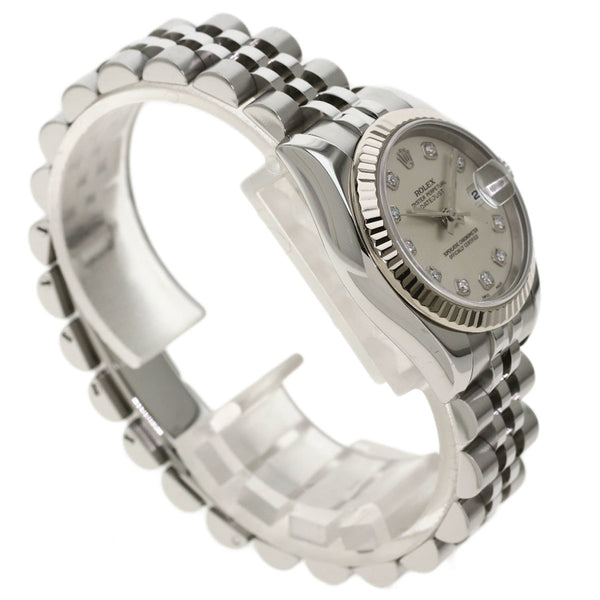 Rolex 179174G Datejust 10P Diamond Watch Stainless Steel / SS K18WG Ladies ROLEX