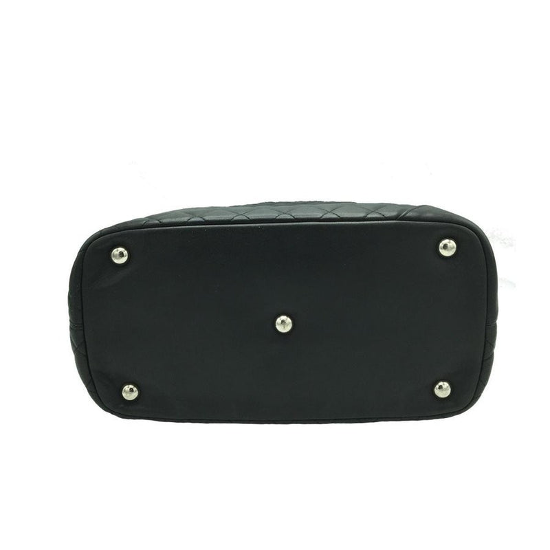 Chanel Ligne Cambon Leather Tote Bag Black